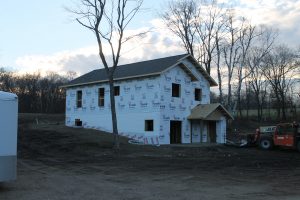 new cabin construction gull lake