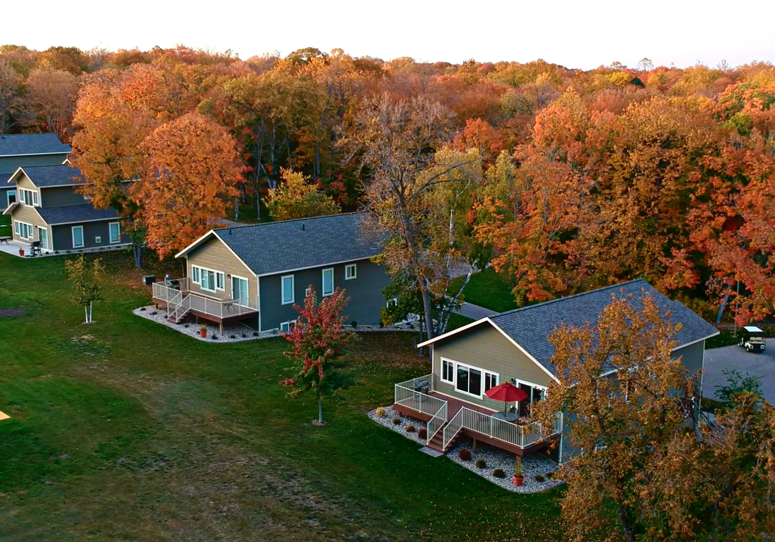 east silent resort fall vacation homes 1